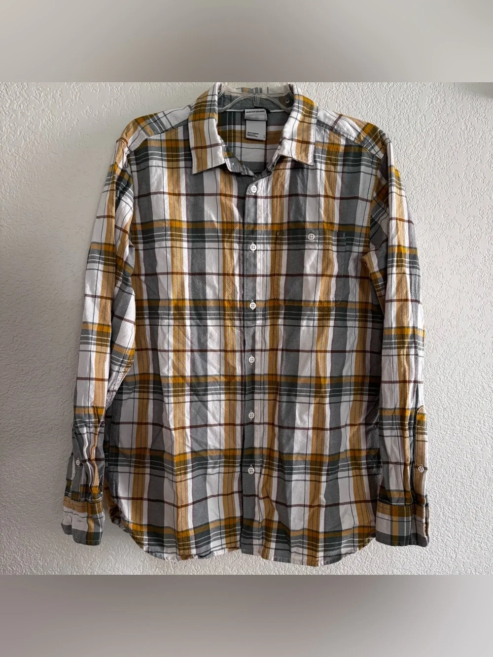 The North Face Hayden Pass 2.0 Yellow Plaid Check Shirt Outdoor Earthy Layering